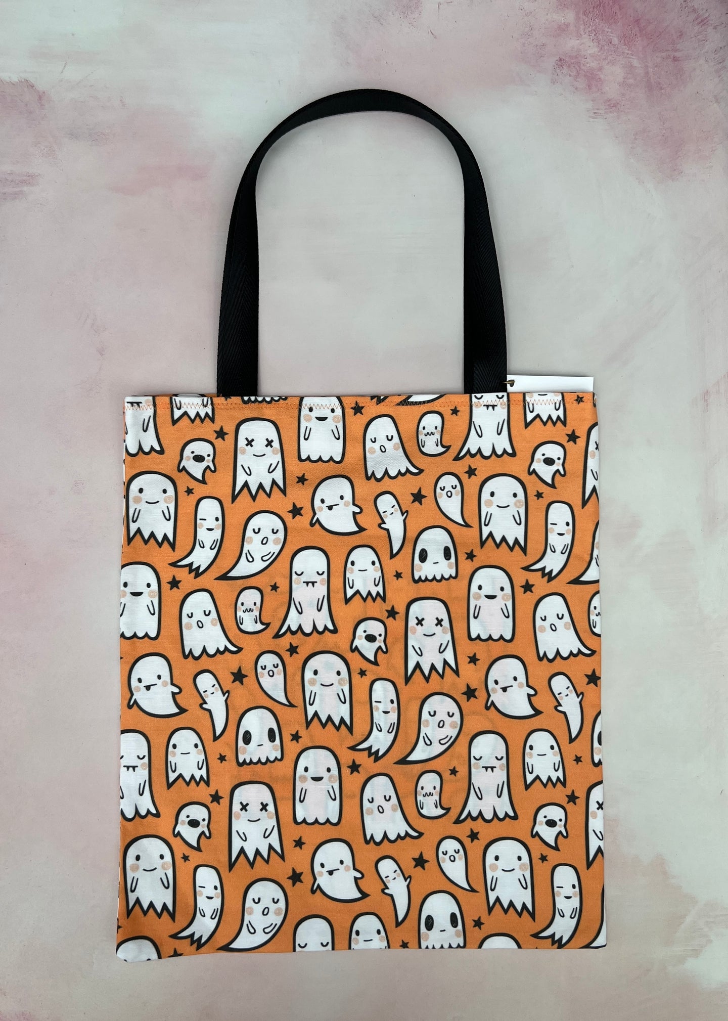 orange ghosts tote