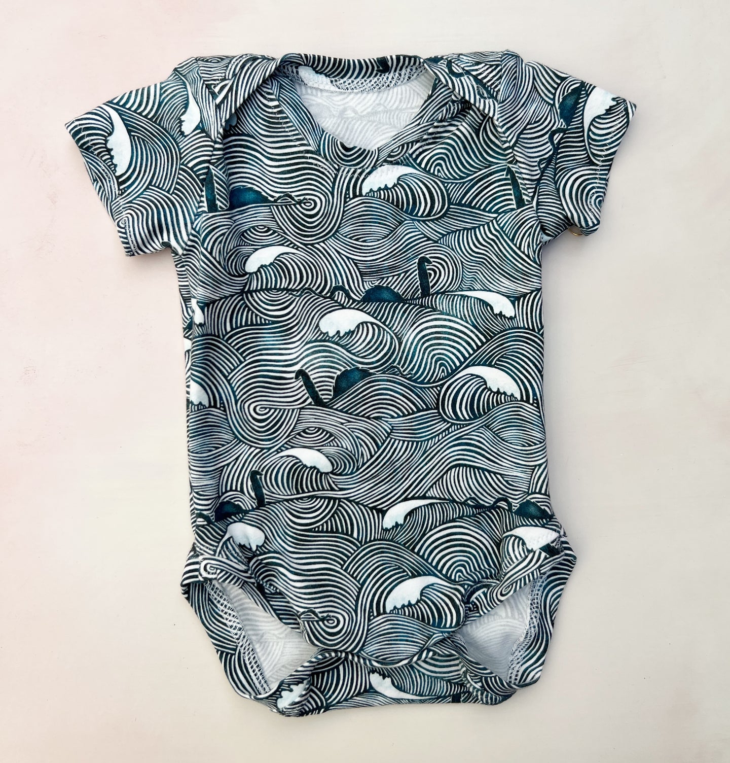 onesie- loch ness monster