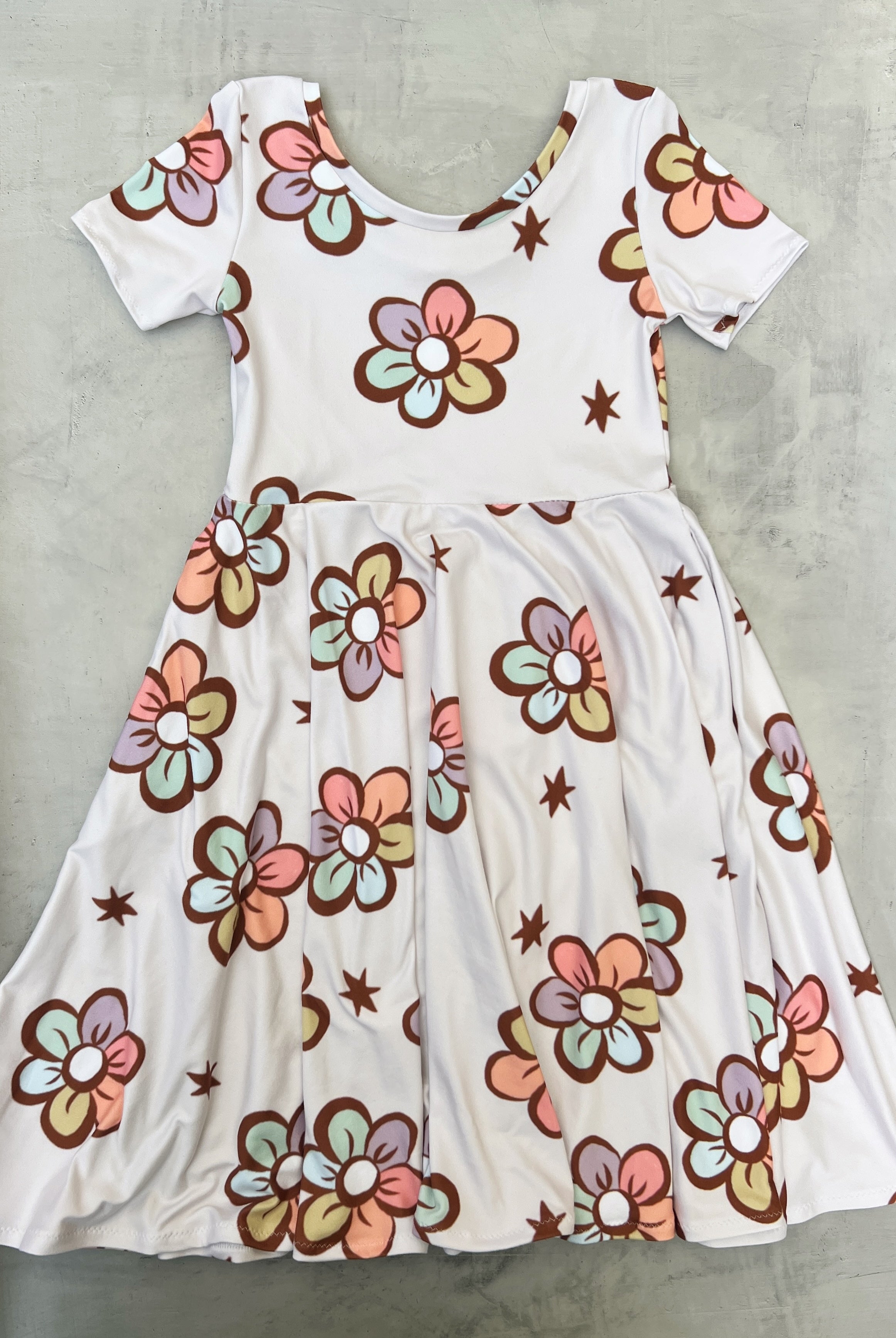 Greta- daisies and stars