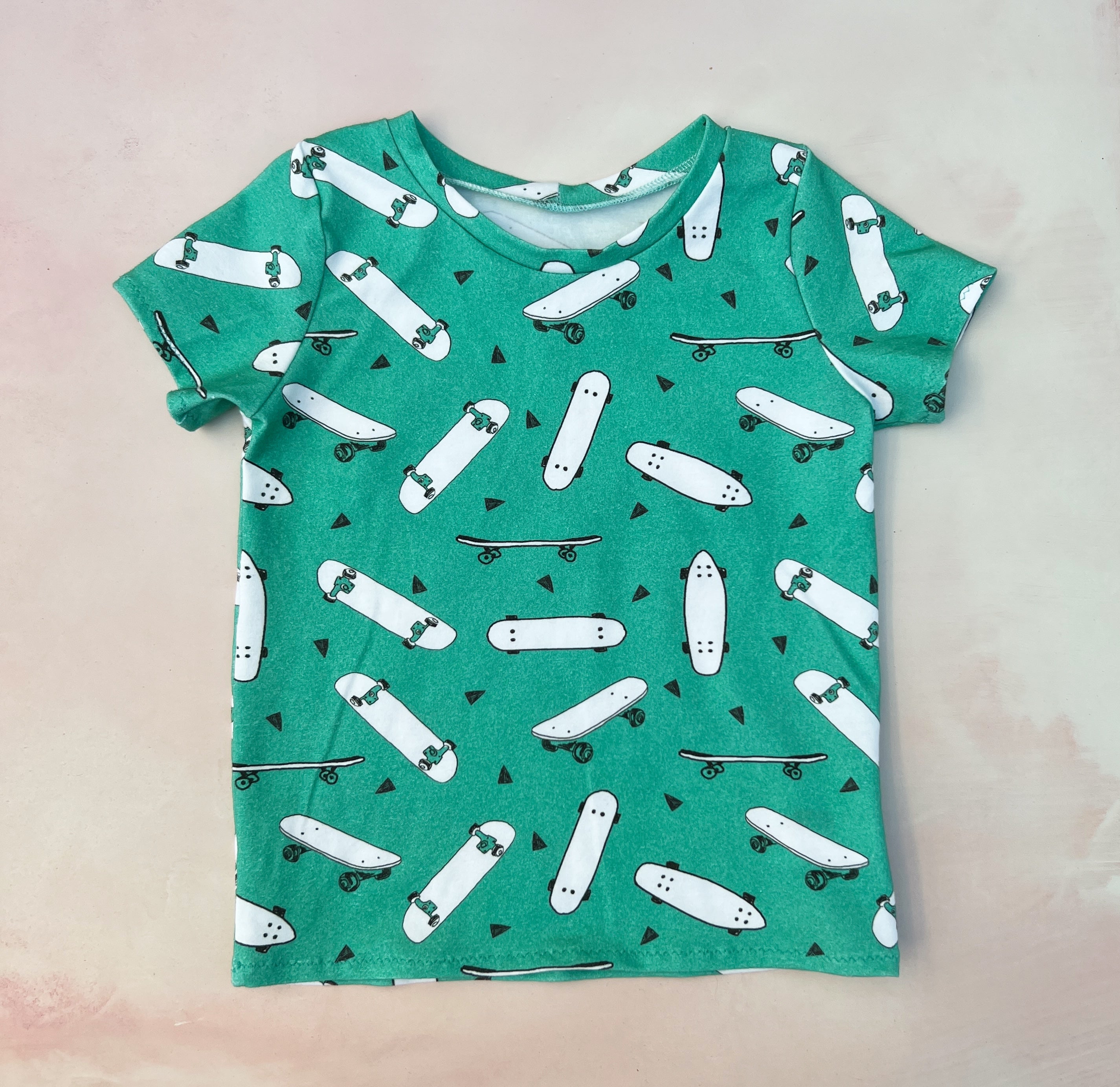 green skateboards tee