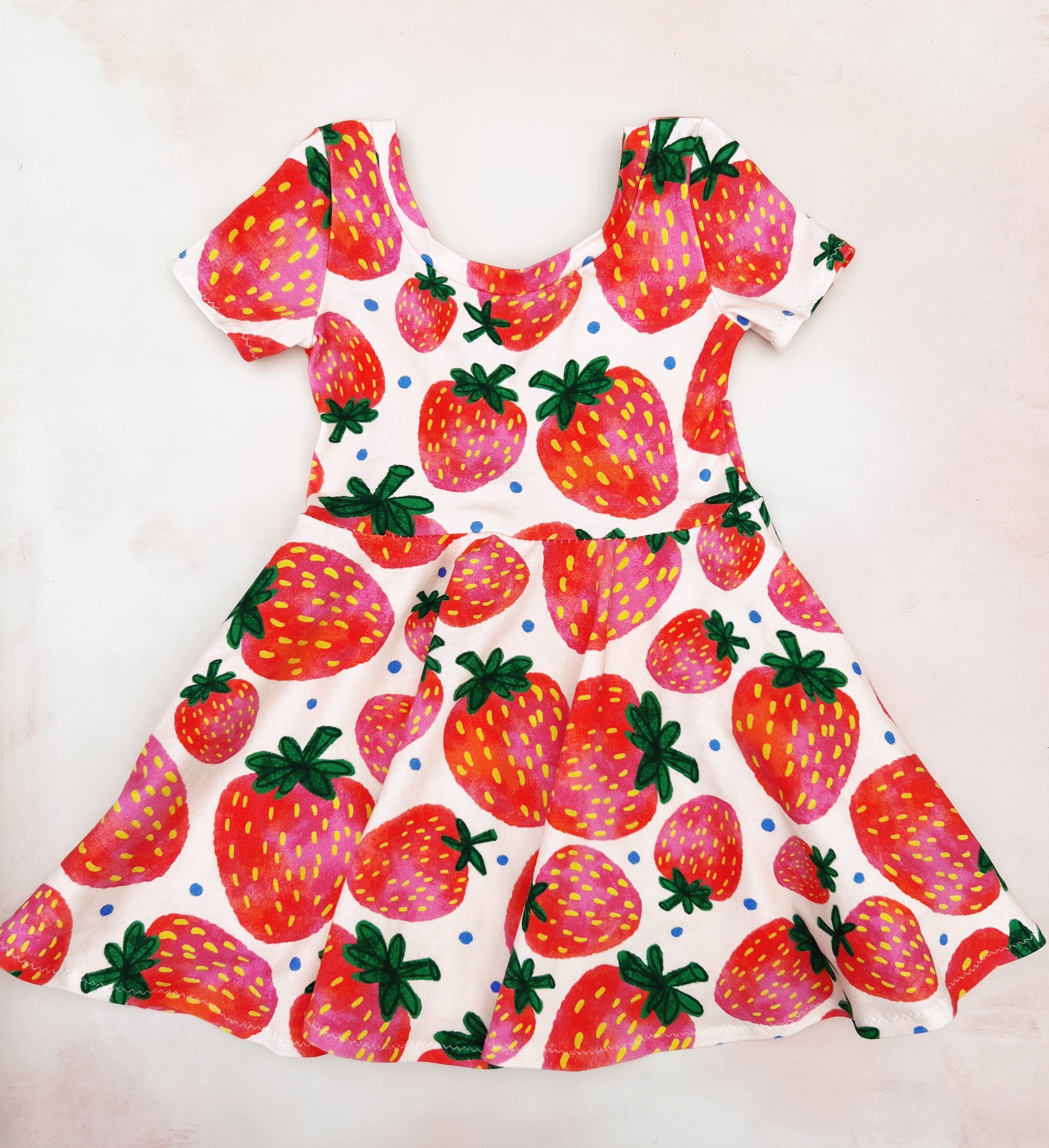 greta- pink strawberries