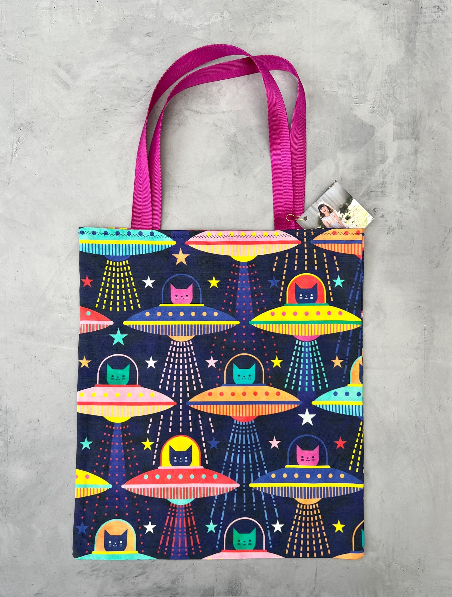 space cats tote