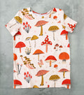 blush mushrooms tee