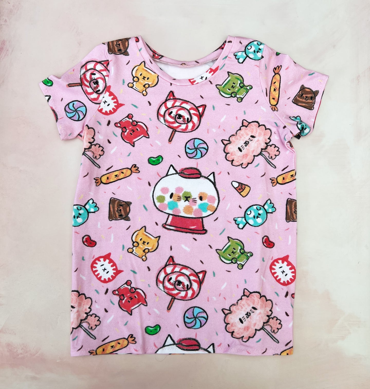 kitty candy tee