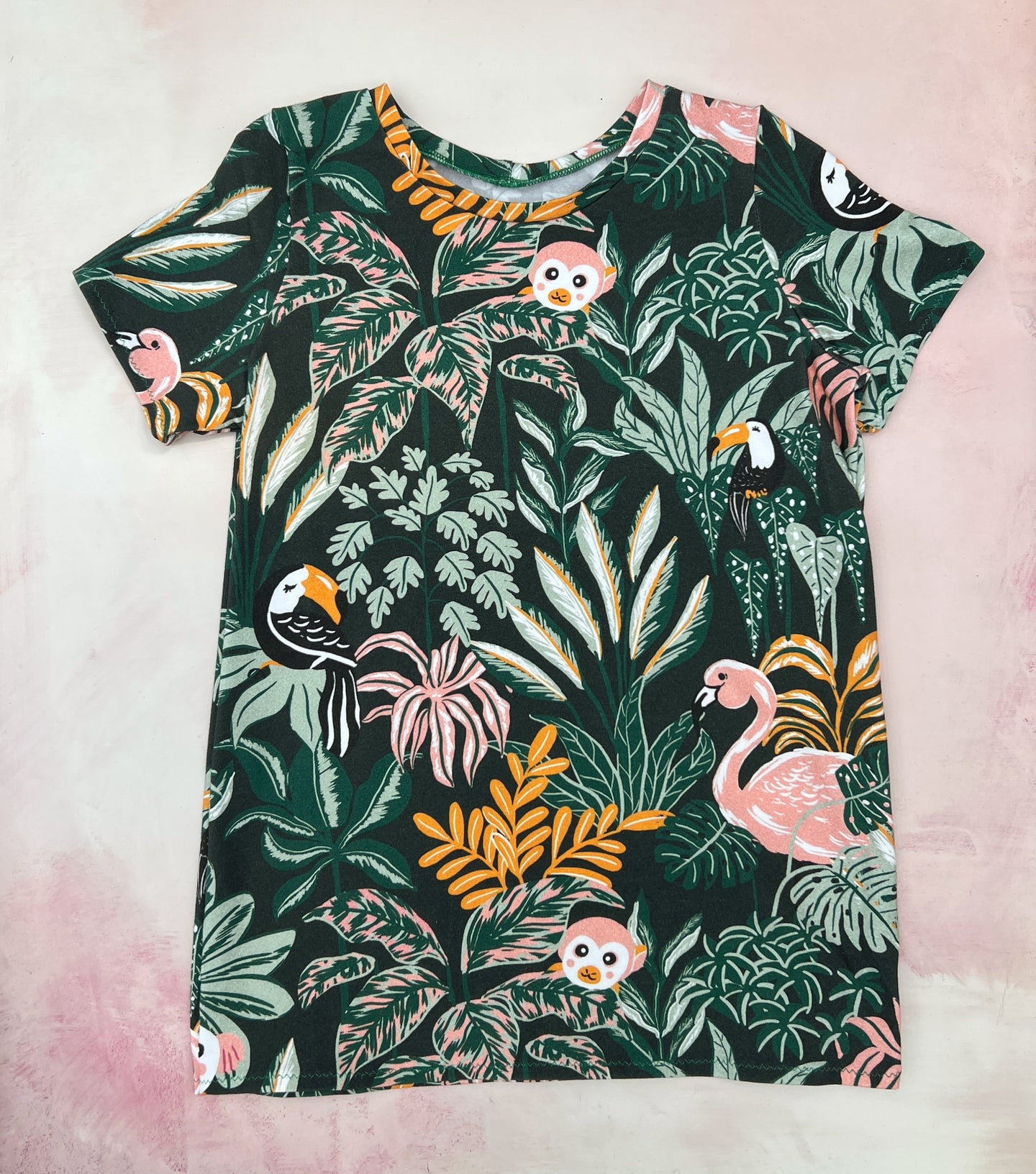 monkey toucan jungle tee