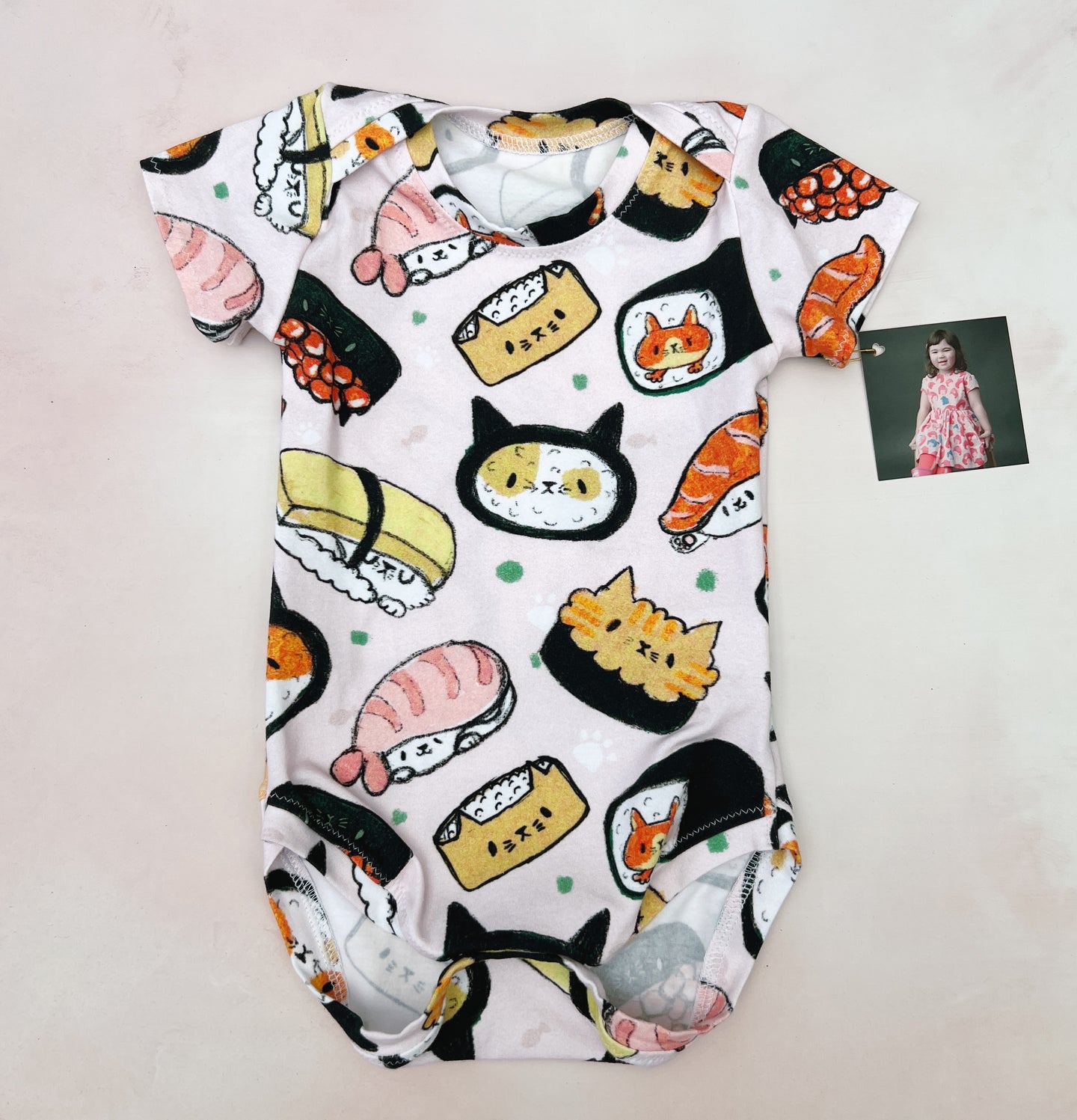 cat sushi onesie