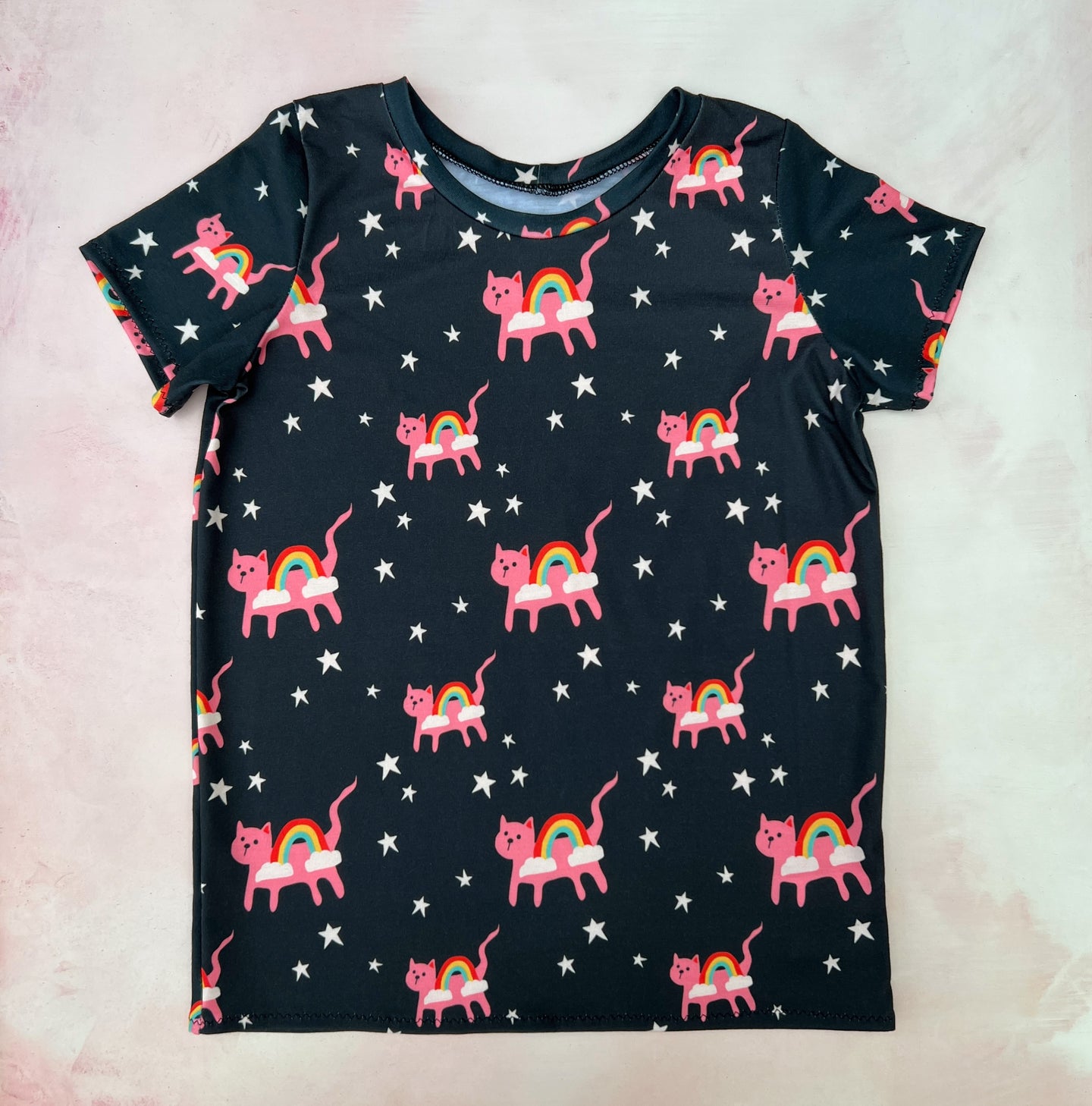 rainbow kitties tee