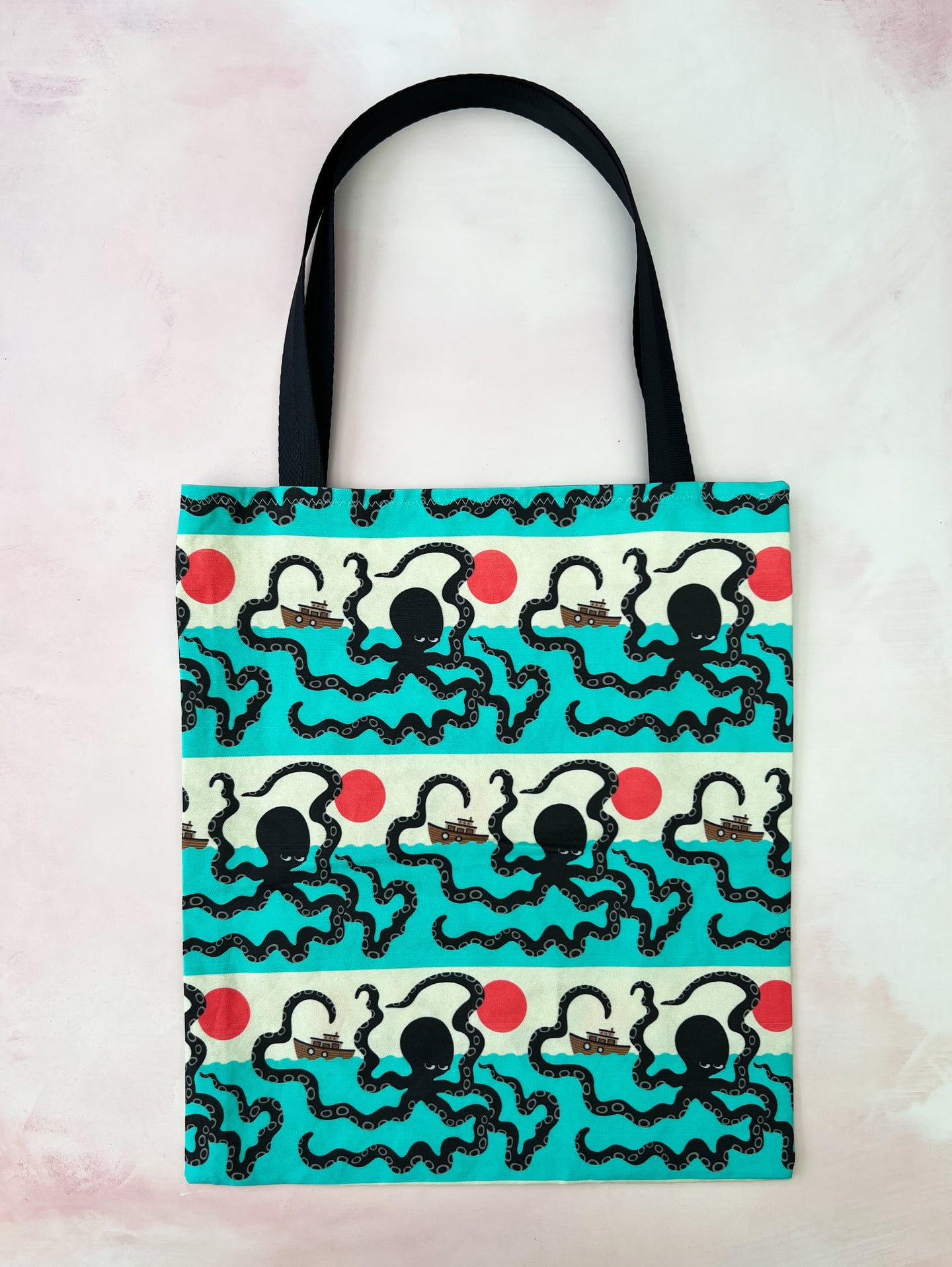 giant octopus tote