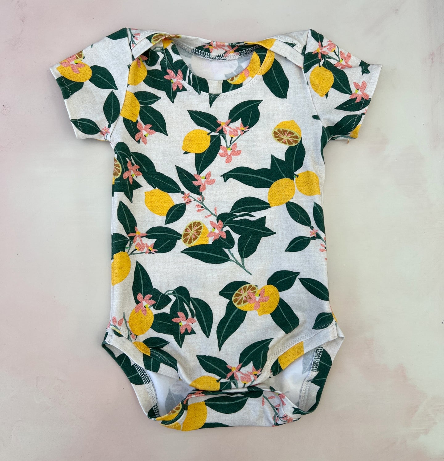 lemon blossom onesie