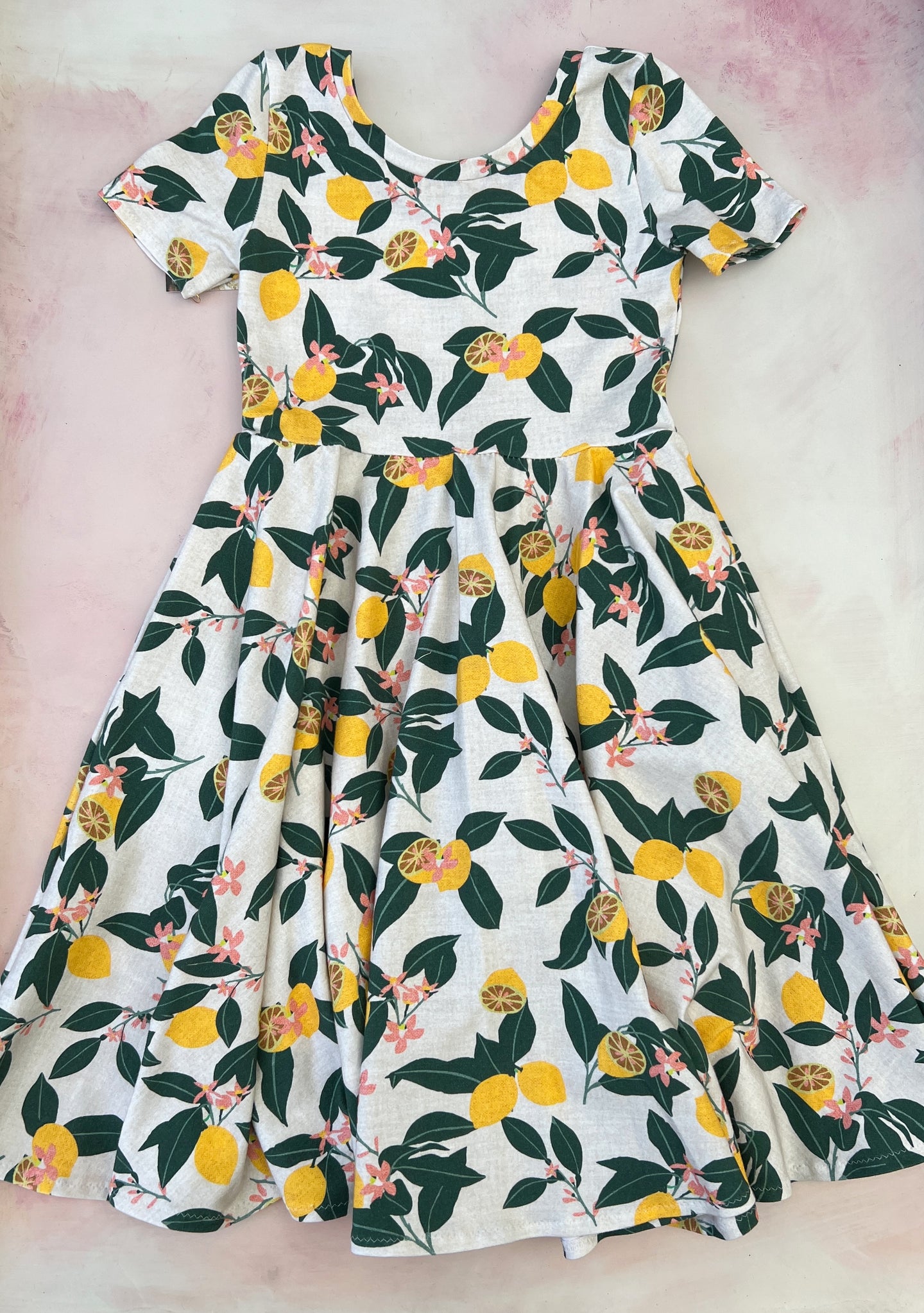 lemon blossom greta dress