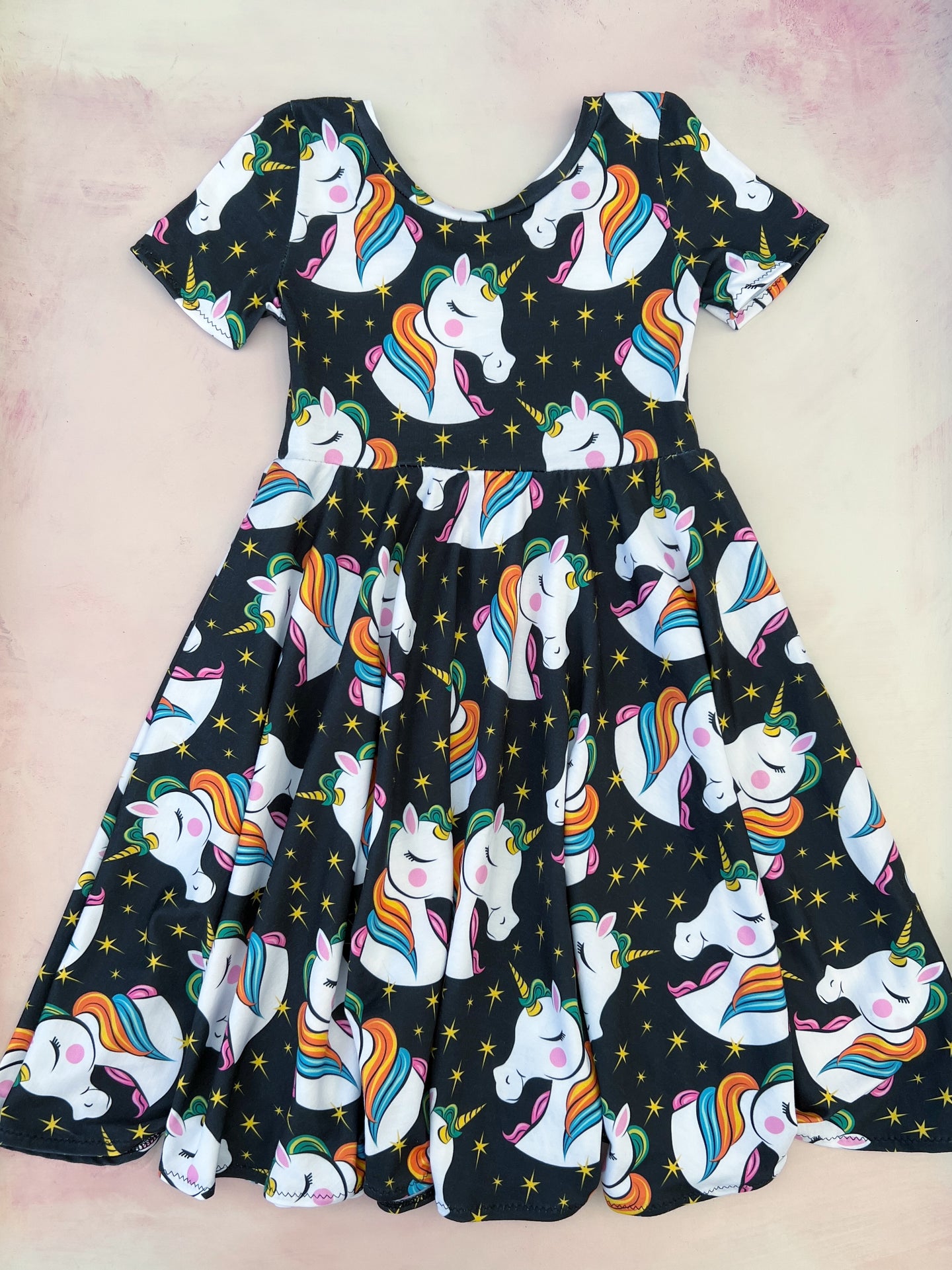 unicorn heads greta dress