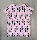 pink mod cats tee