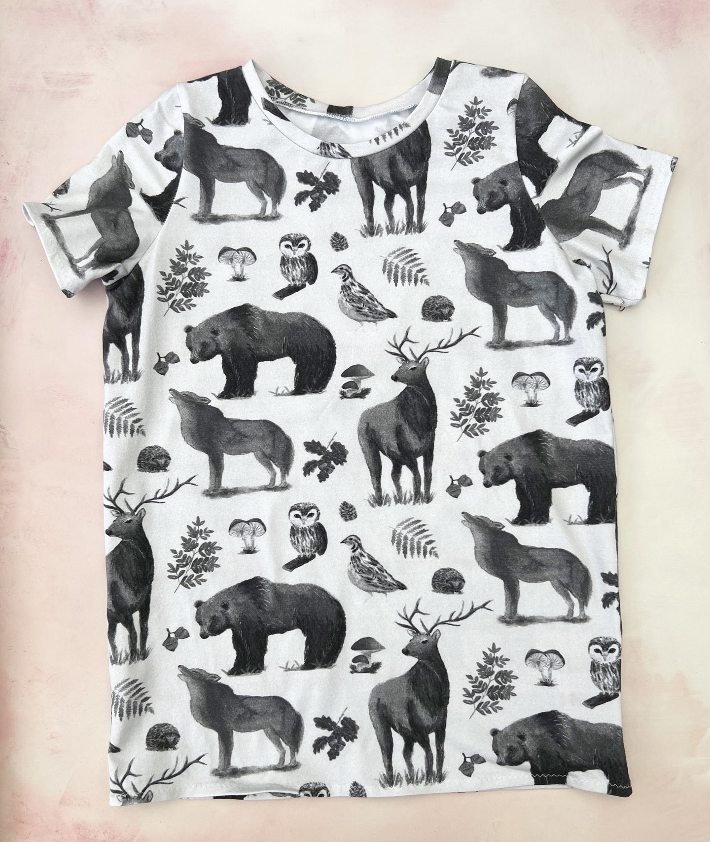 forest animals tee