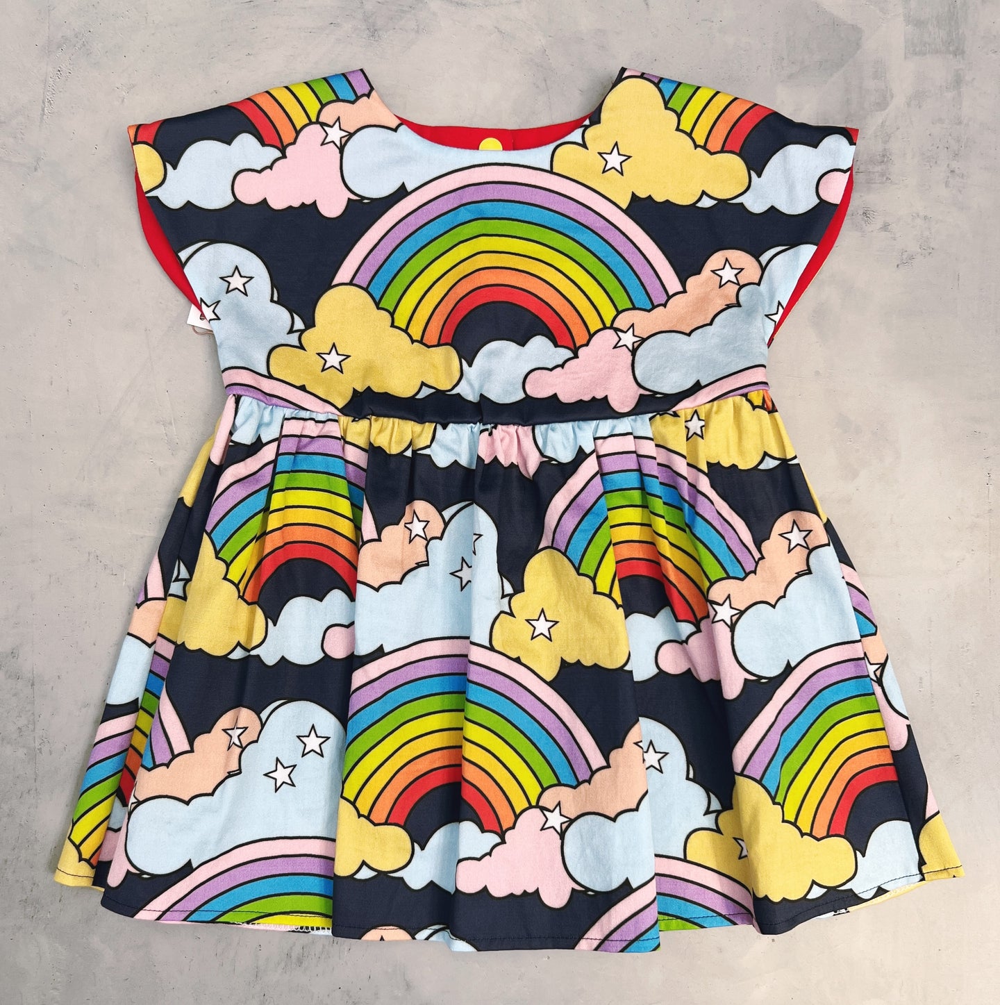 Malina- navy with rainbows