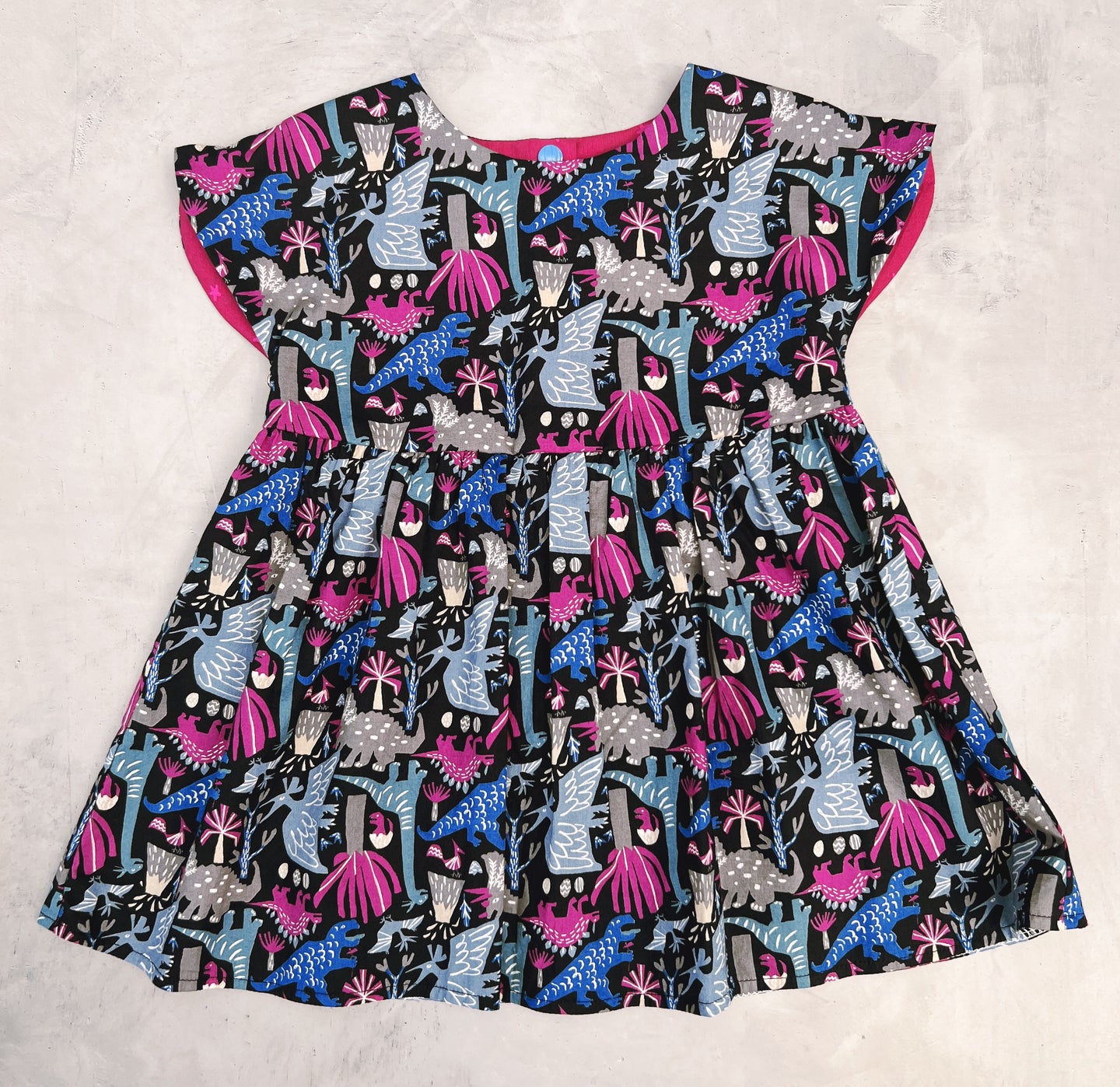 Malina- blue and purple dinos