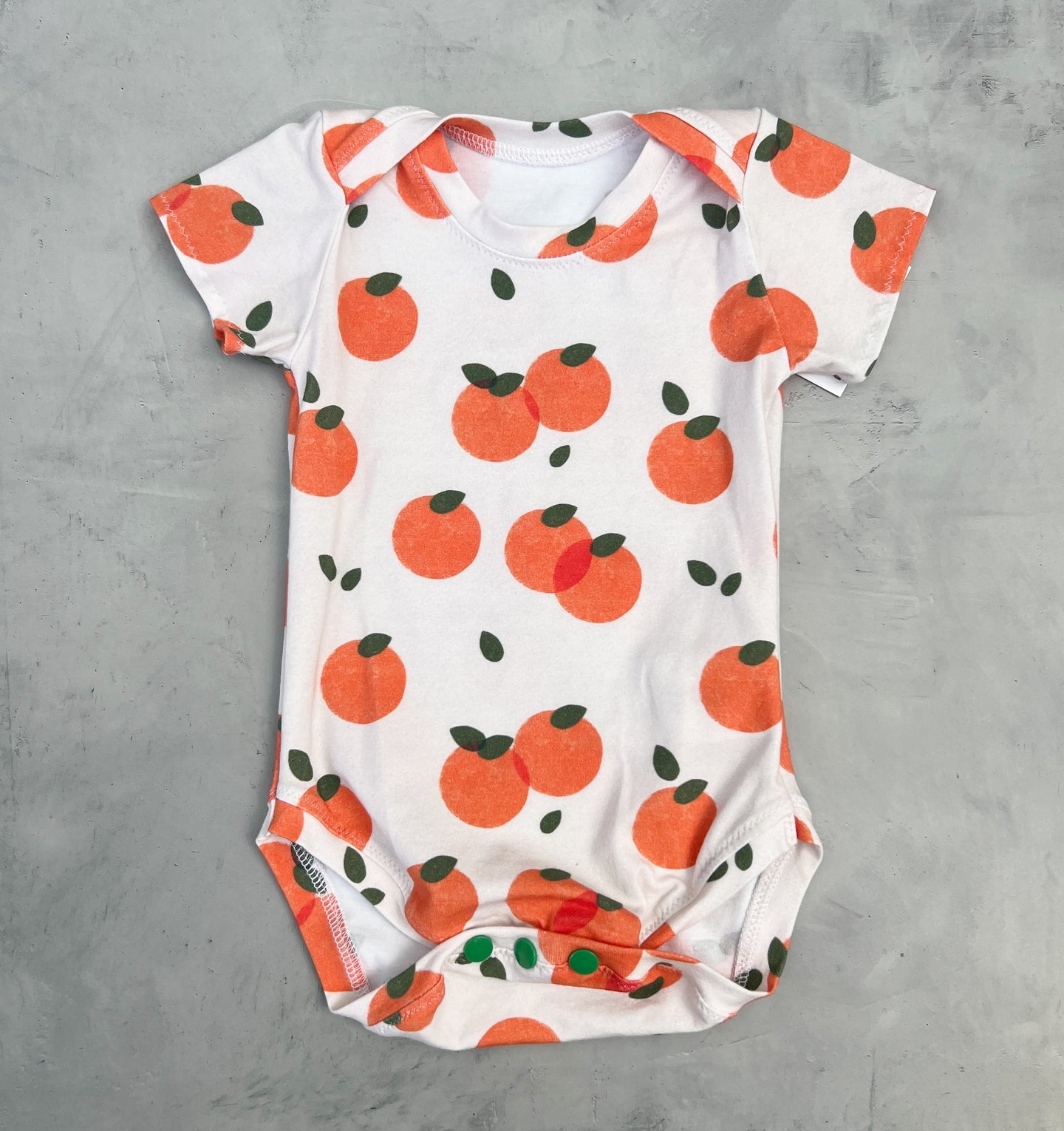 onesie- clementines