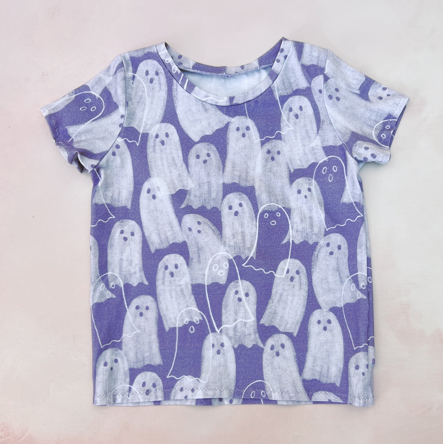 purple ghosties tee