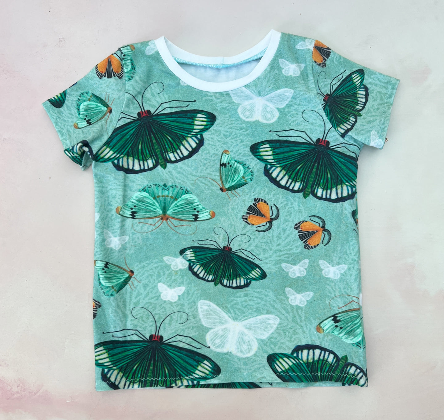 green moths tee