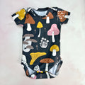 gray mushies onesie