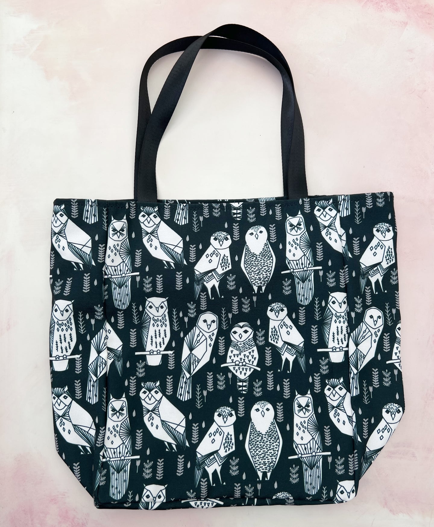 BW owls market bag