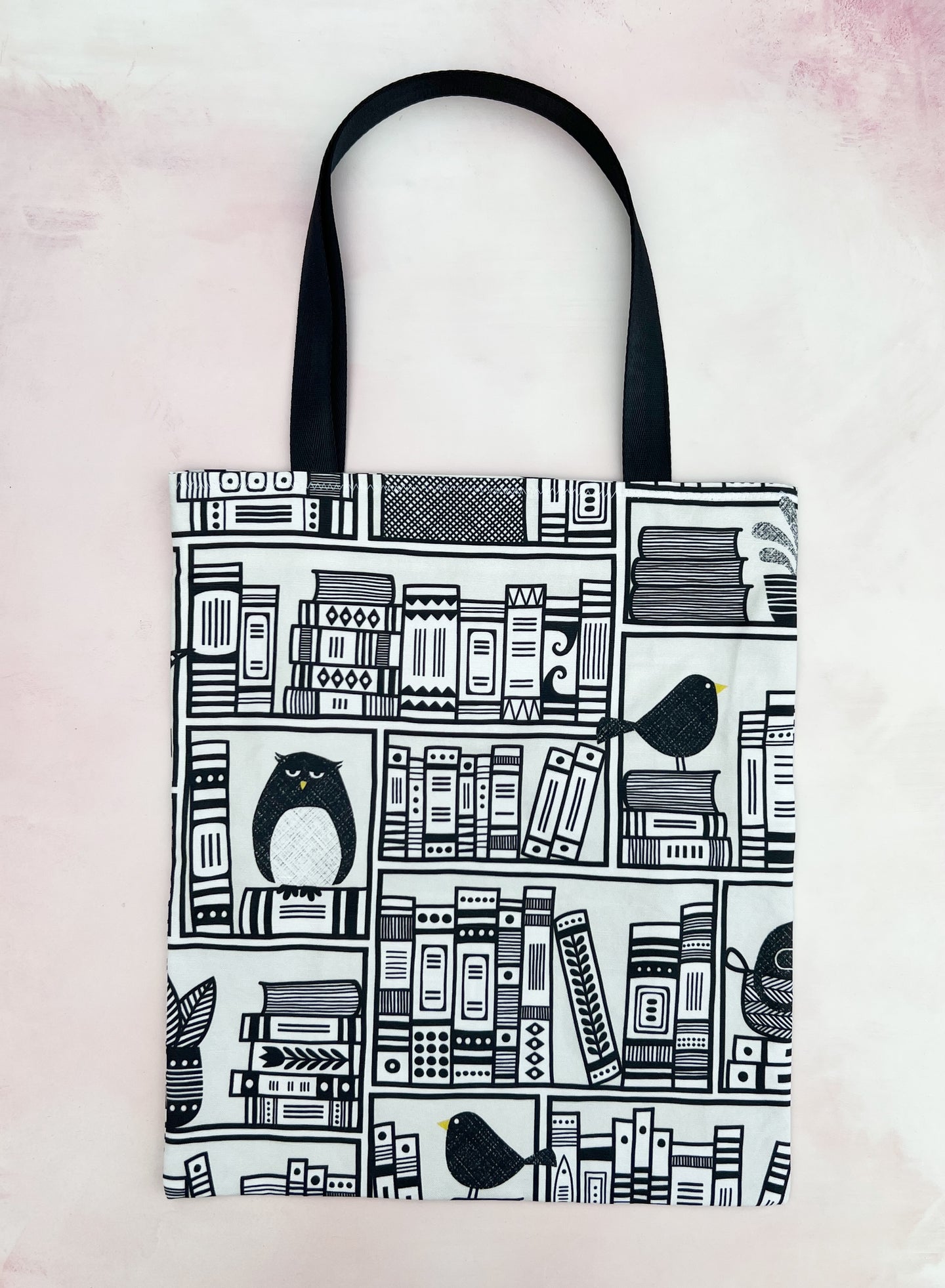 birds in the library tote