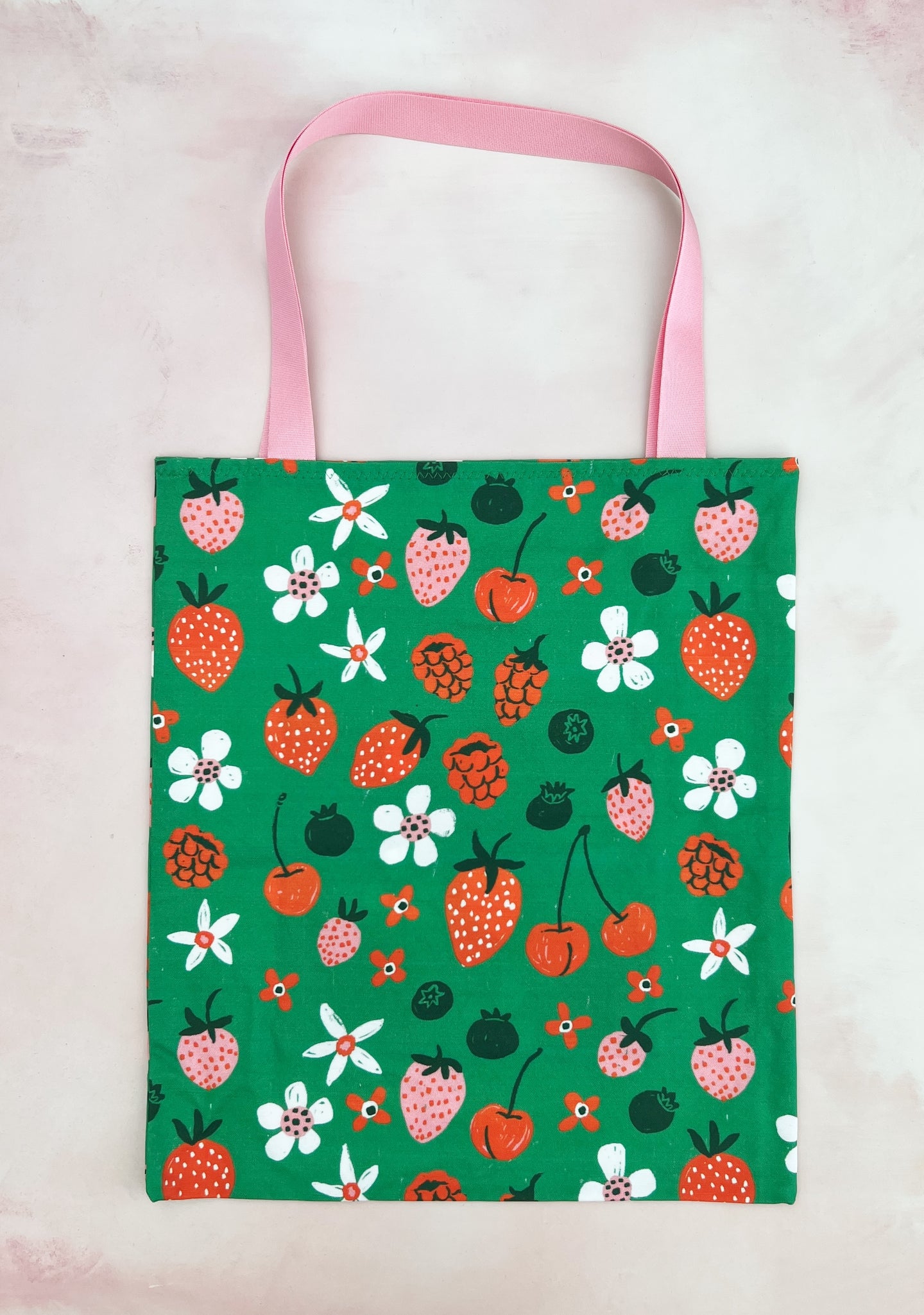 PW strawberries tote