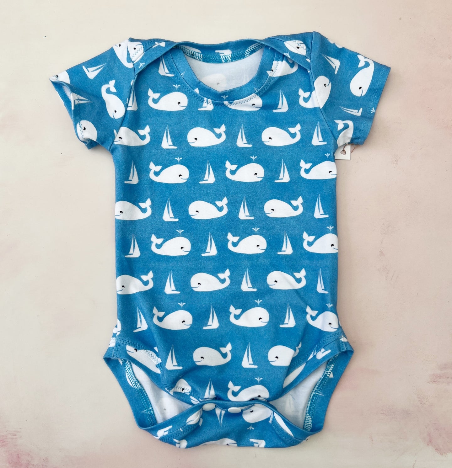 small blue whales onesie