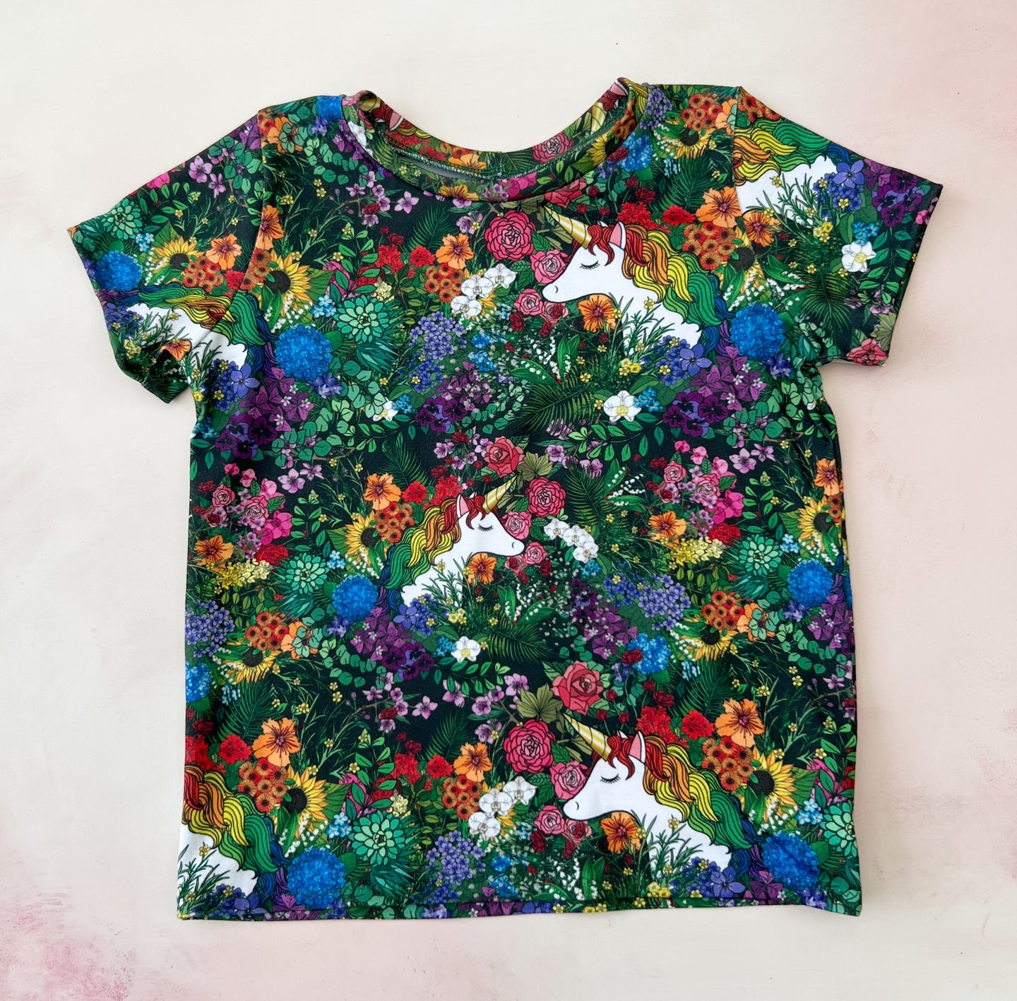 unicorn garden tee