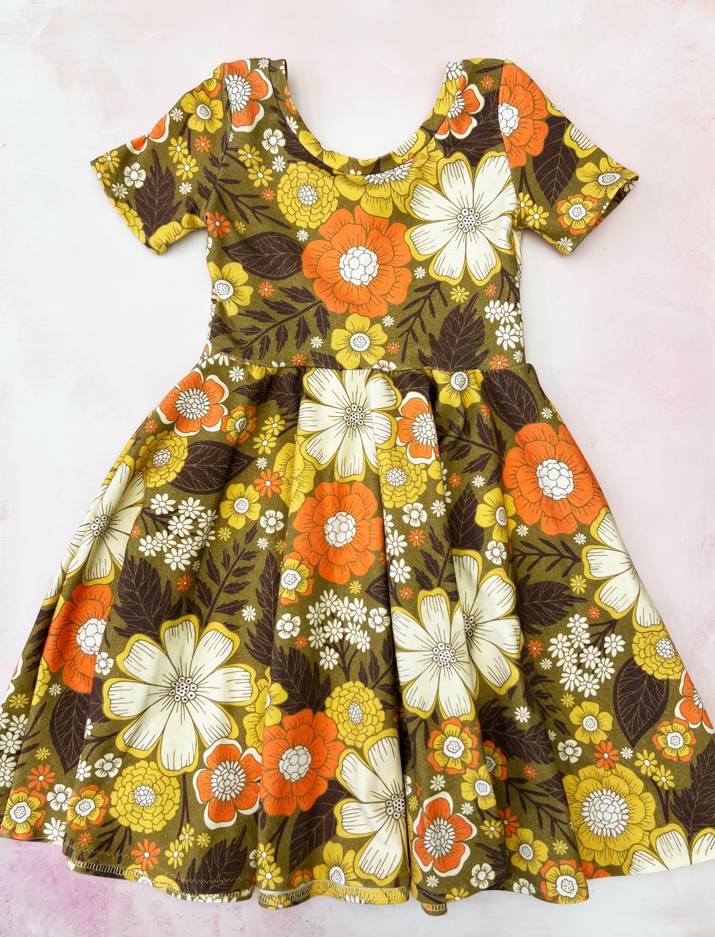 Greta- yellow floral