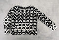 BW hearts sweater