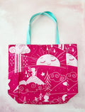 bunnies and sunshine market bag