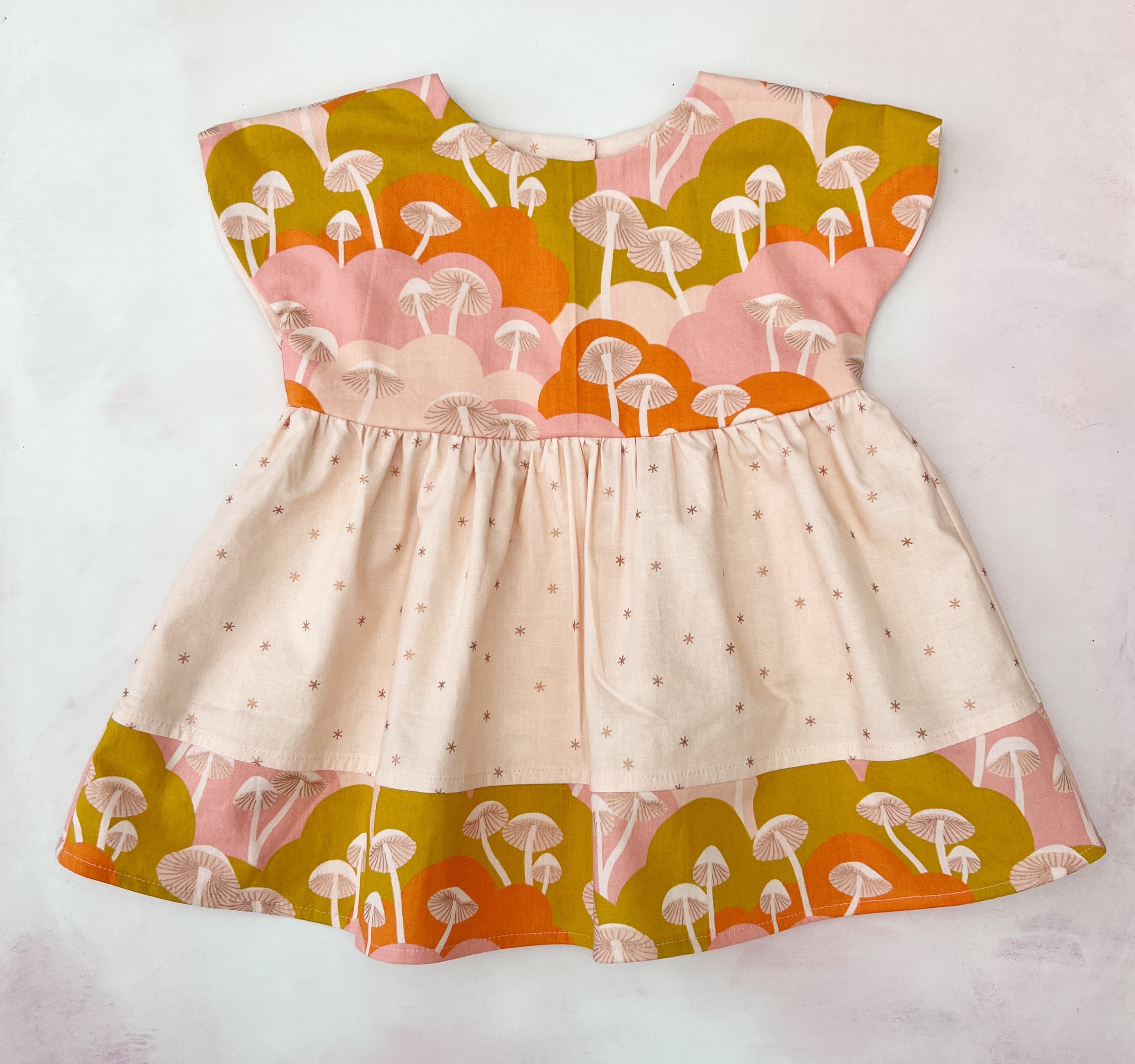 malina- pink and orange mushies