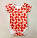 pink and red cats onesie