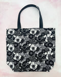 BW floral market bag