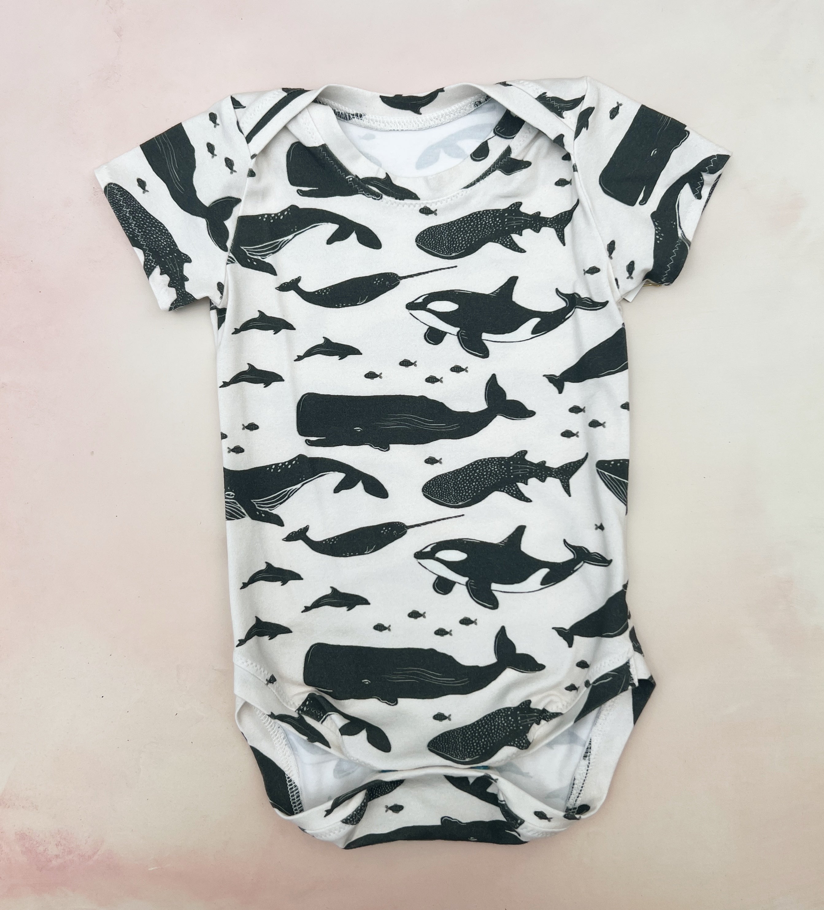 gray whales onesie