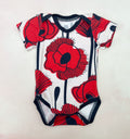 poppies onesie