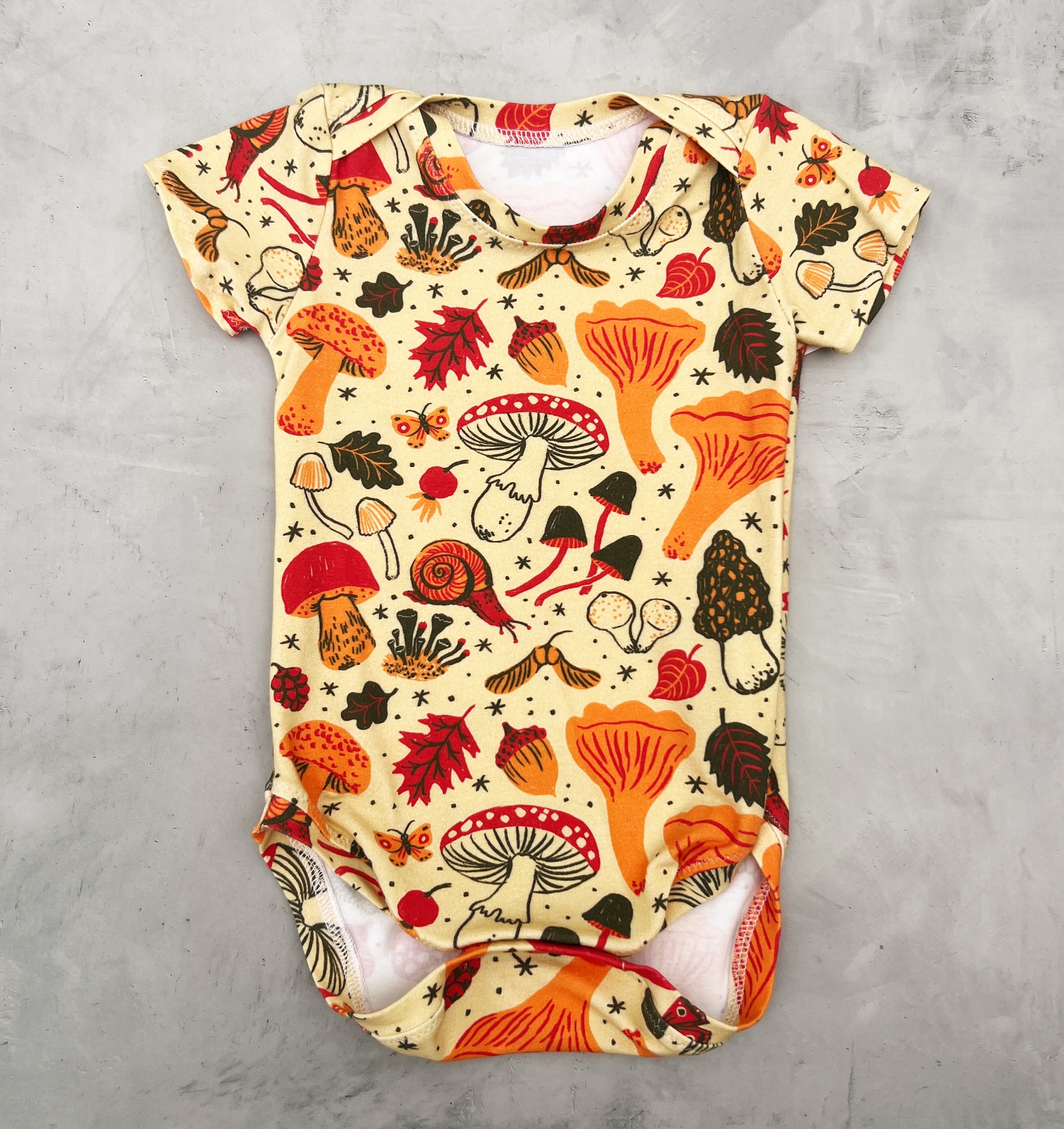 PW mushies onesie