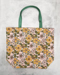 market bag- pink floral