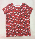 red mushrooms tee