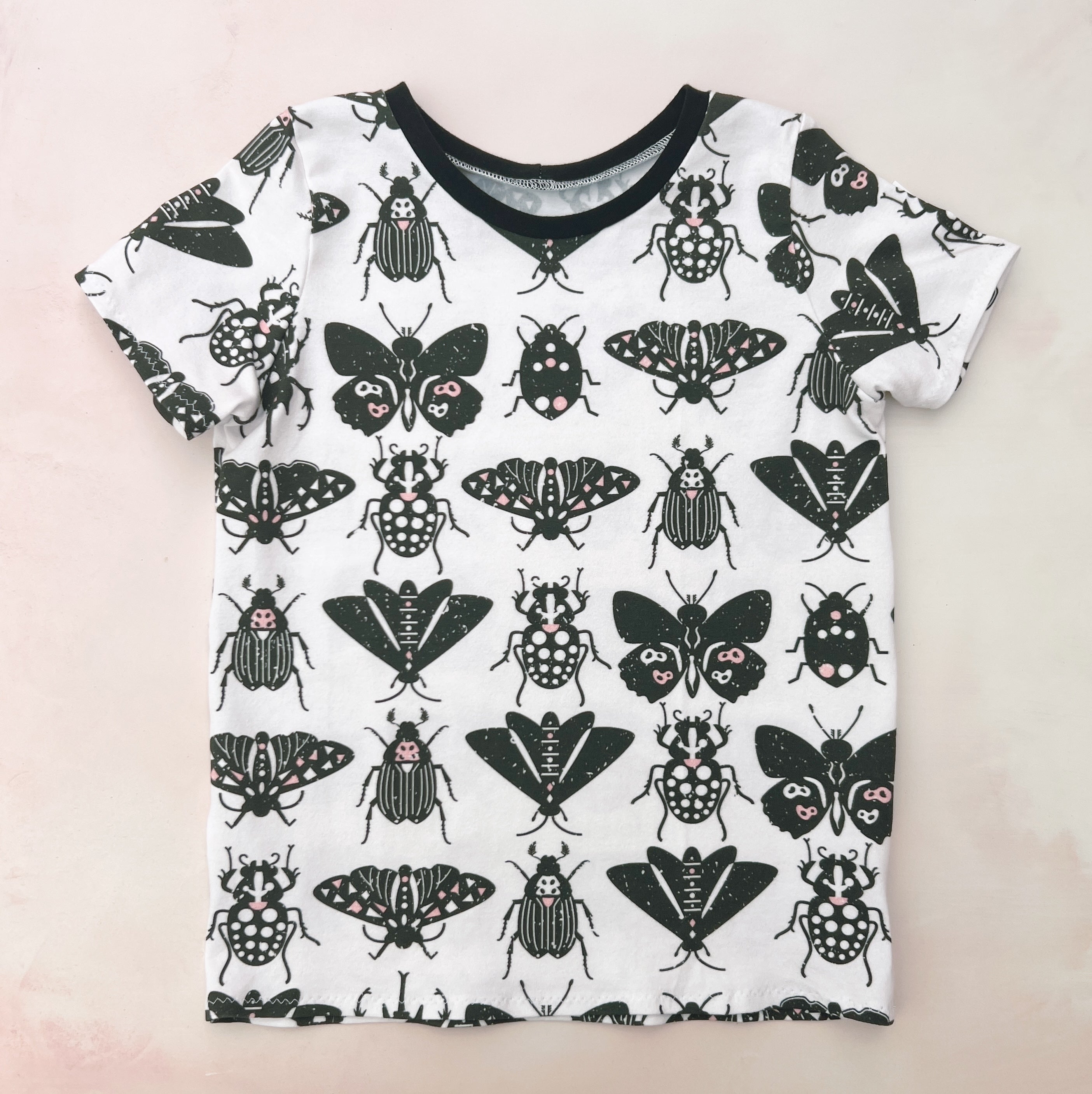 BW moths tee