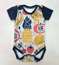 fruit onesie, ringer style