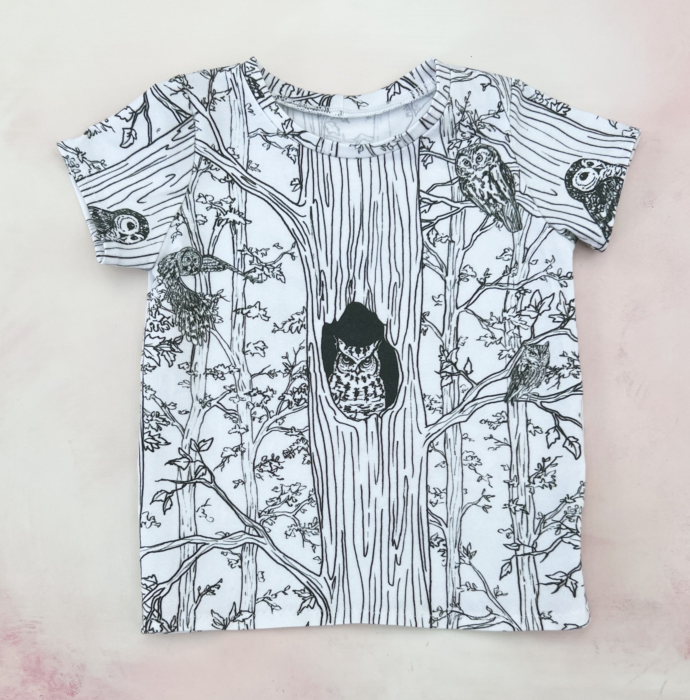 owls in trees tee