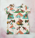 camping capybara tee