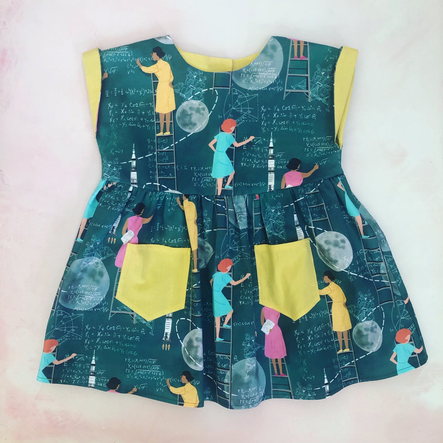Malina baby dress- Women in Math- custom
