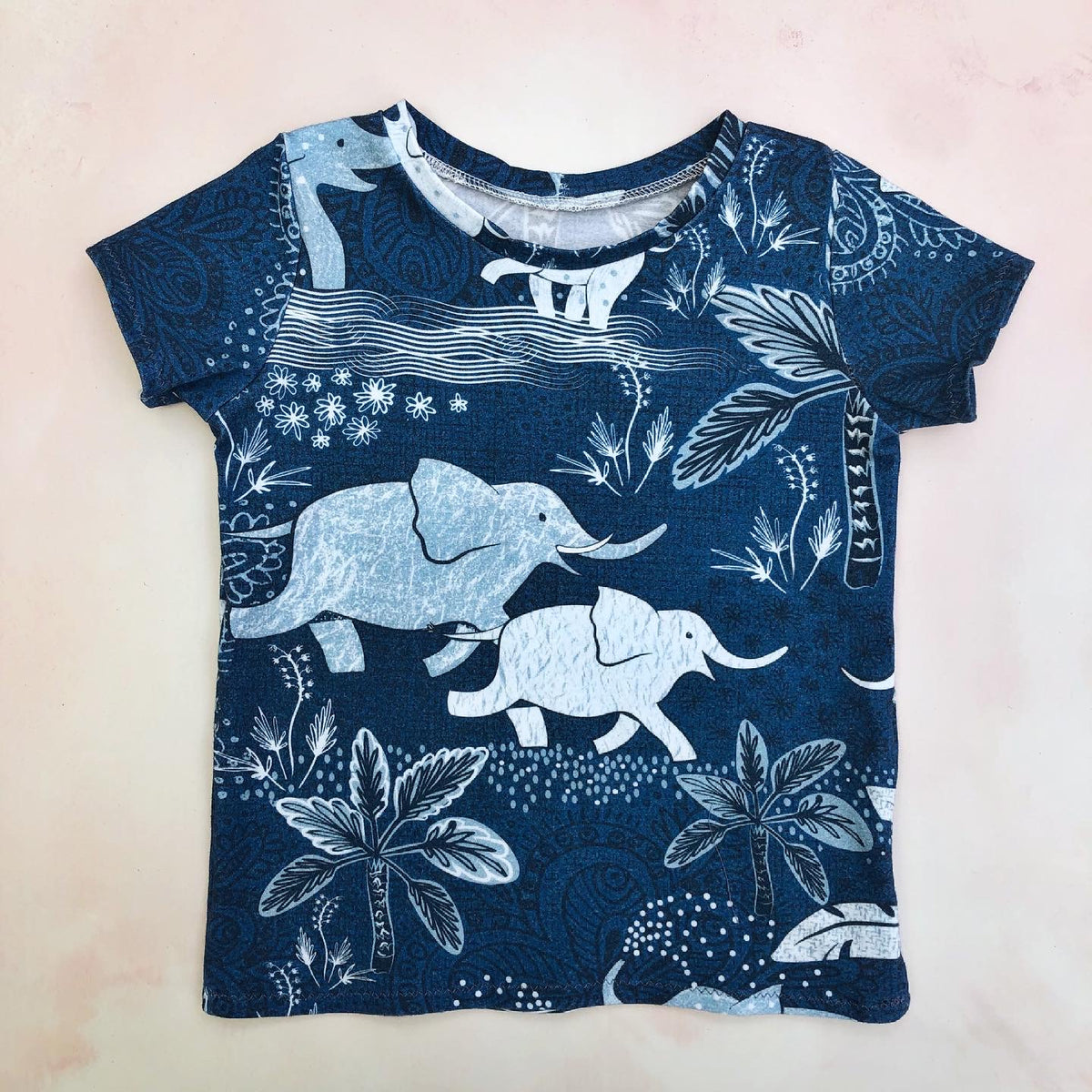blue elephant tee