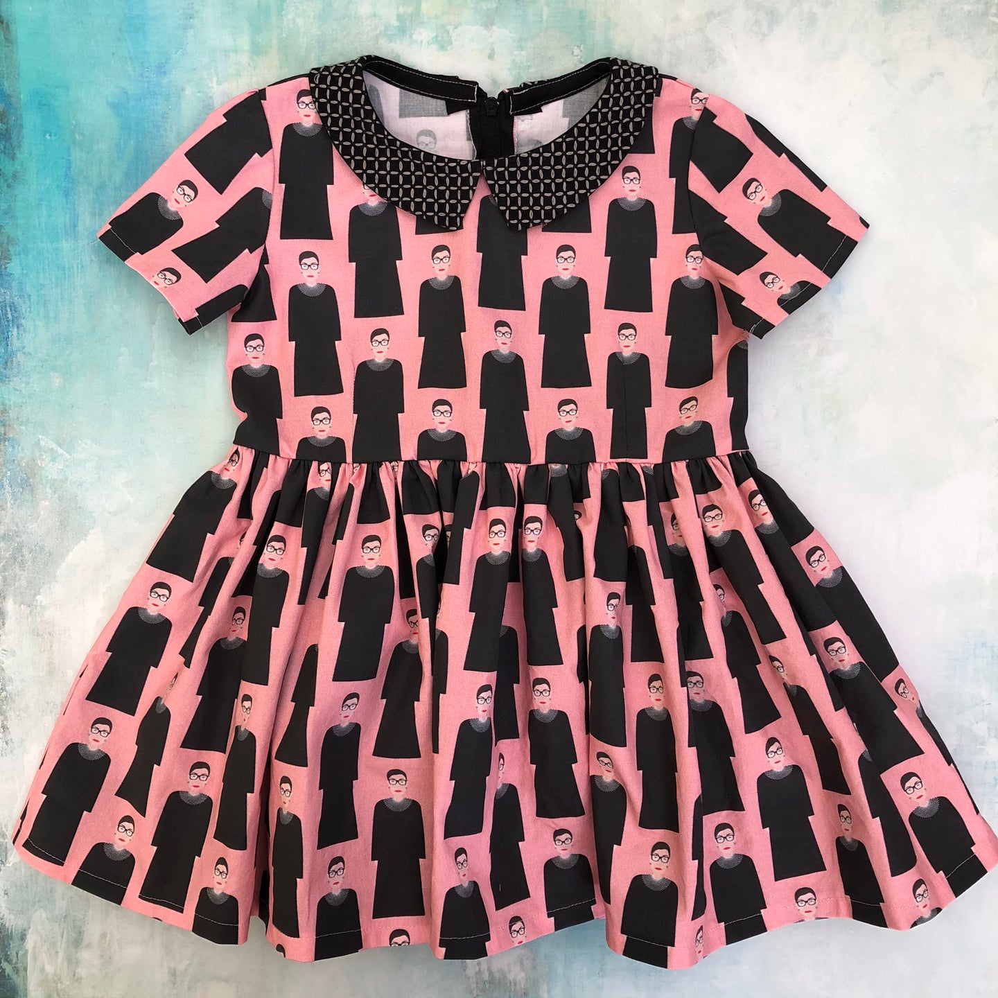 Avery dress- Pink RBG- custom
