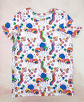 rainbows and mushrooms tee