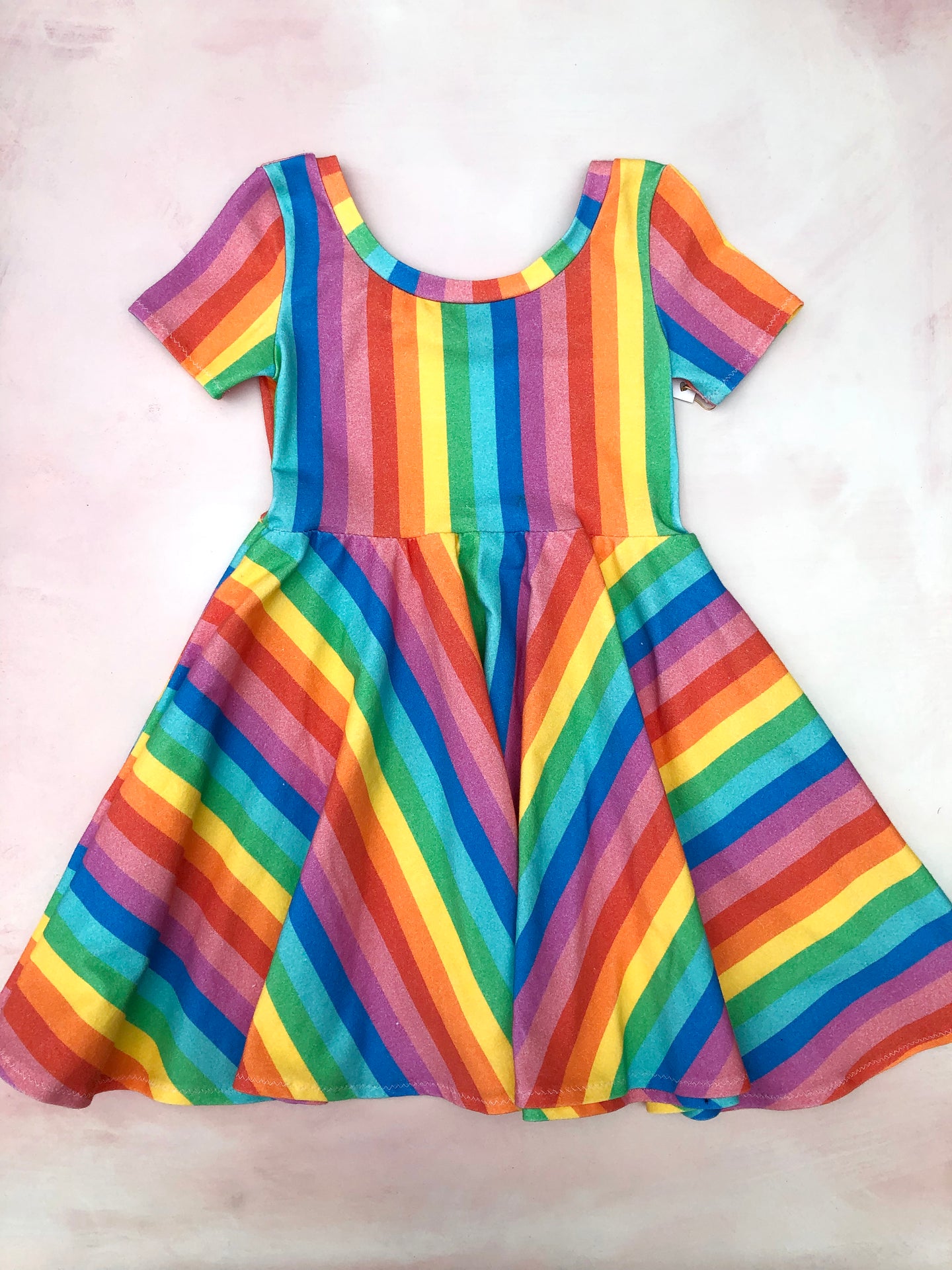 greta- rainbow stripe- custom