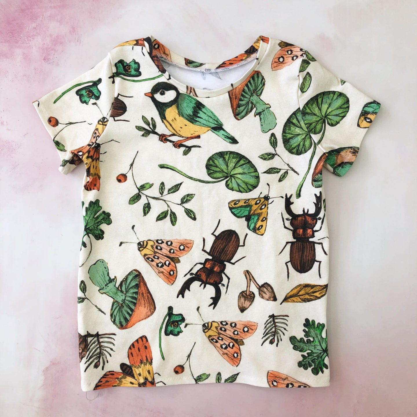 bugs and birds shirt