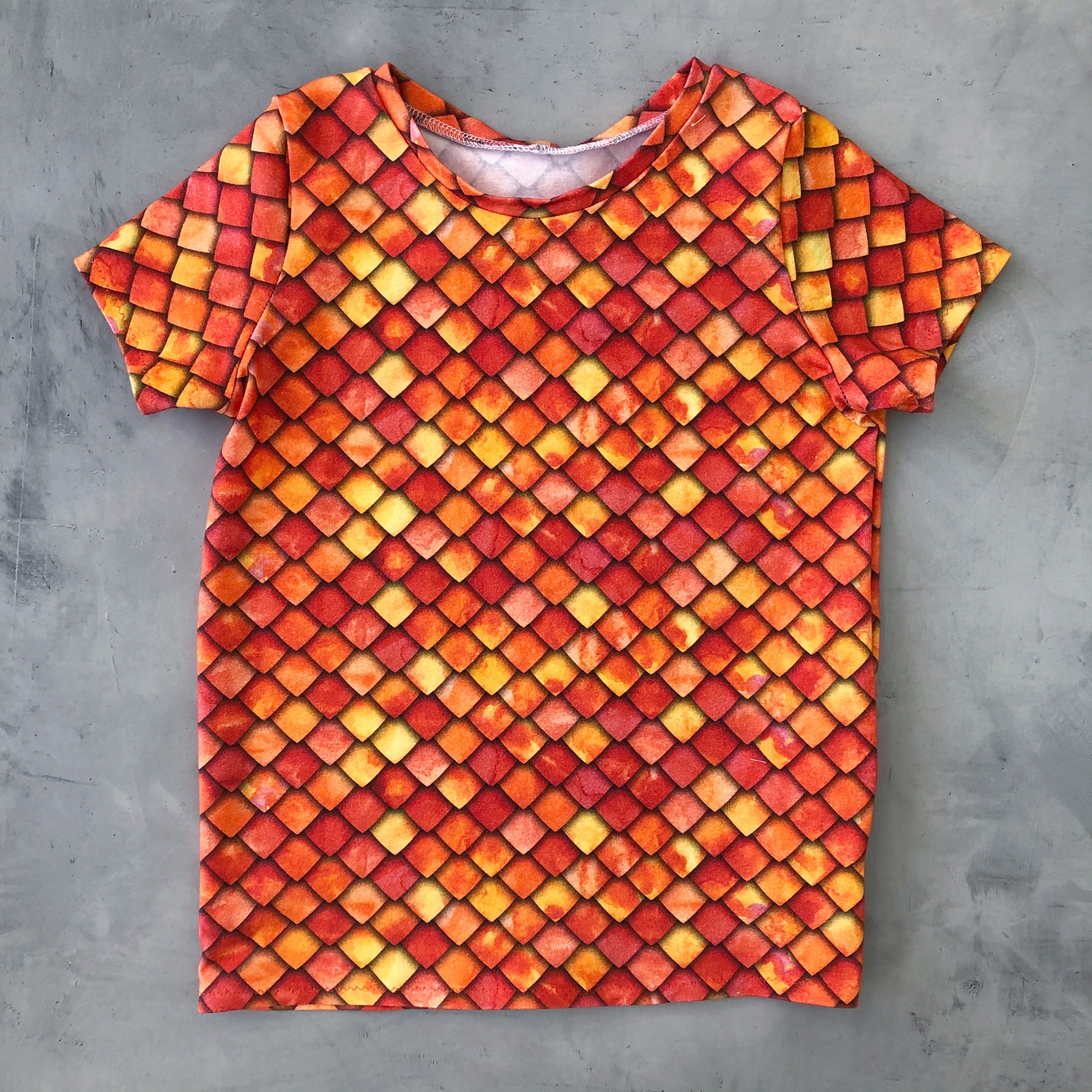 red dragon scales shirt